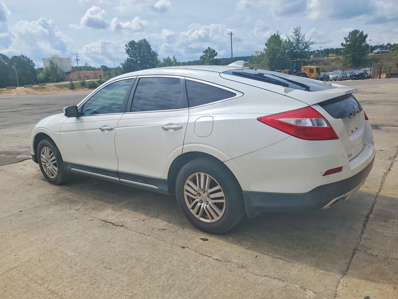 2015 Honda Crosstour Ex White vin: 5J6TF3H34FL000208