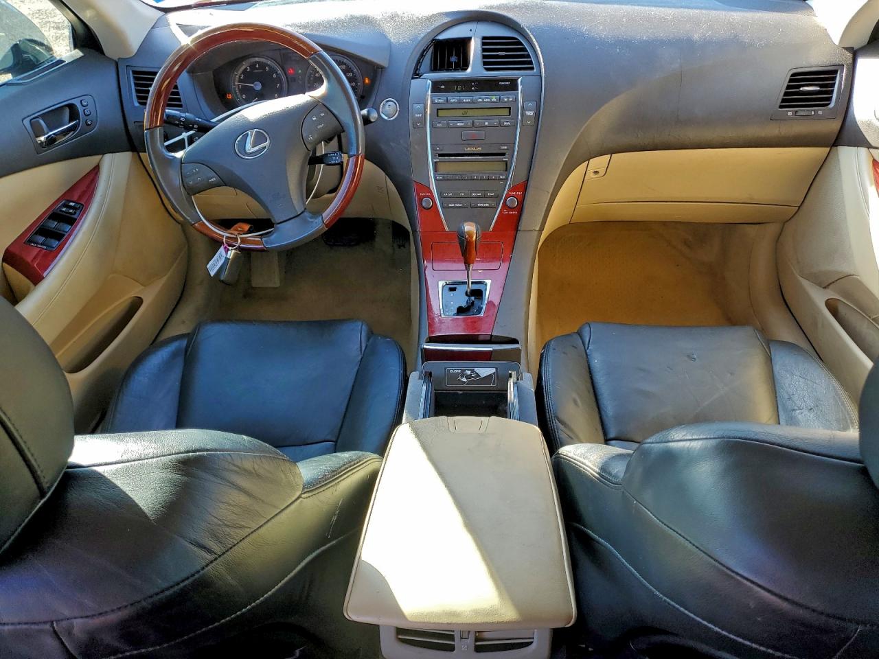 2008 Lexus Es 350 Black vin: JTHBJ46G582172671