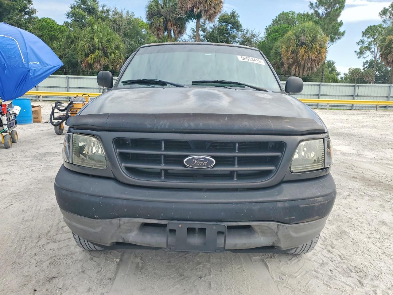 2002 Ford F150 Gray vin: 1FTRX18W42NB58994