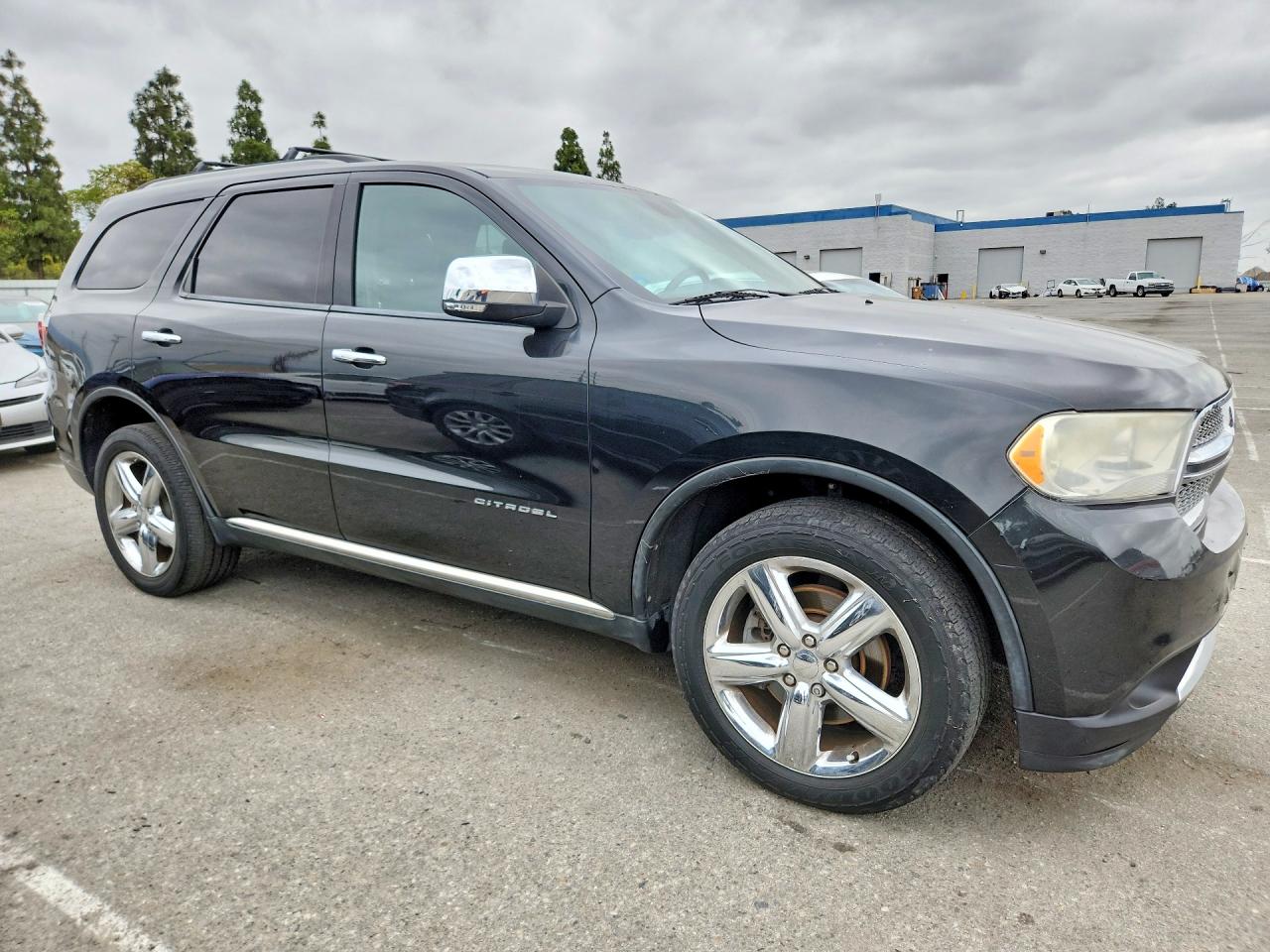 2012 Dodge Durango Citadel Черный vin: 1C4RDHEG4CC257908