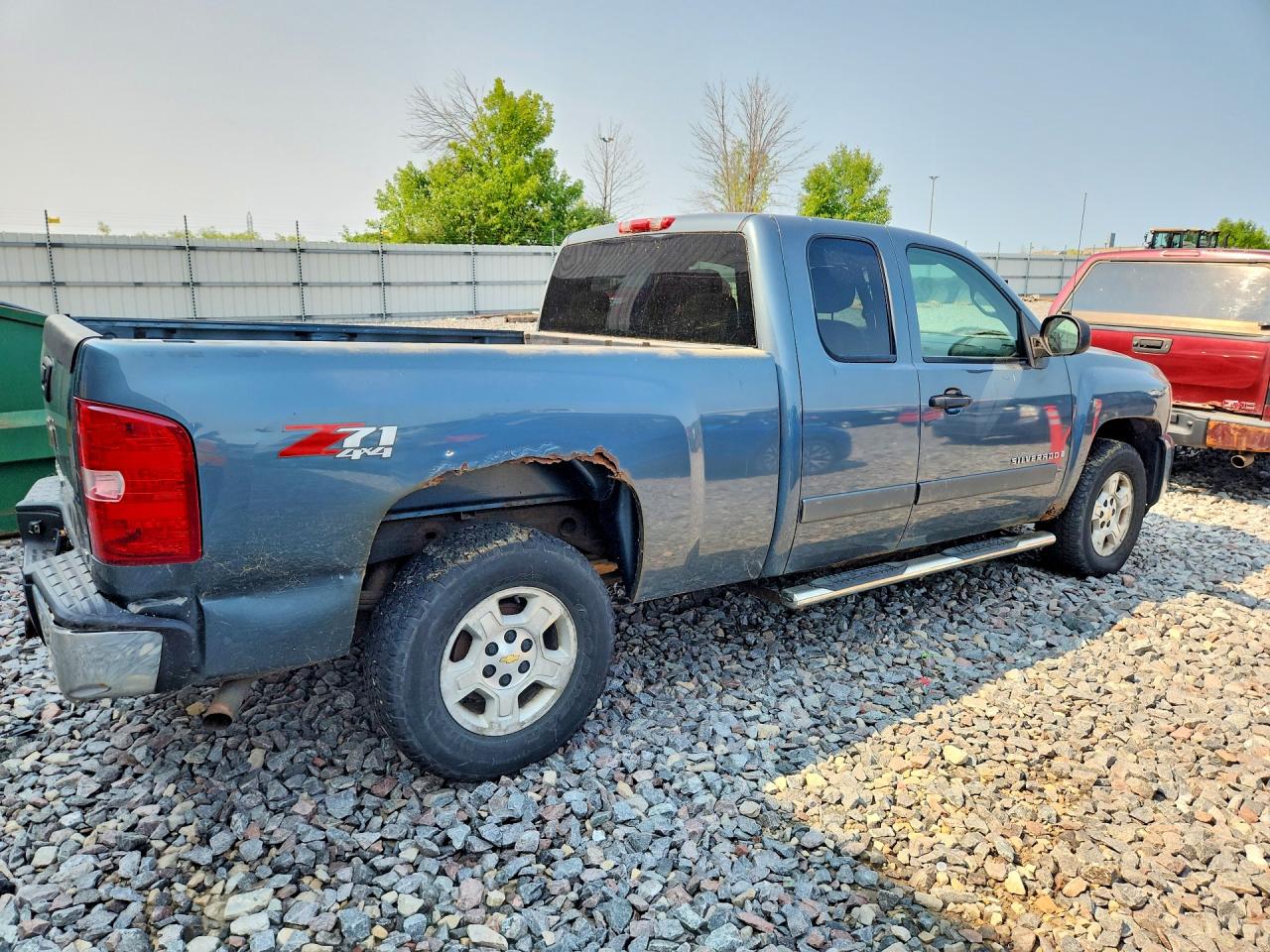 2008 Chevrolet Silverado K1500 Green vin: 2GCEK19J081113528