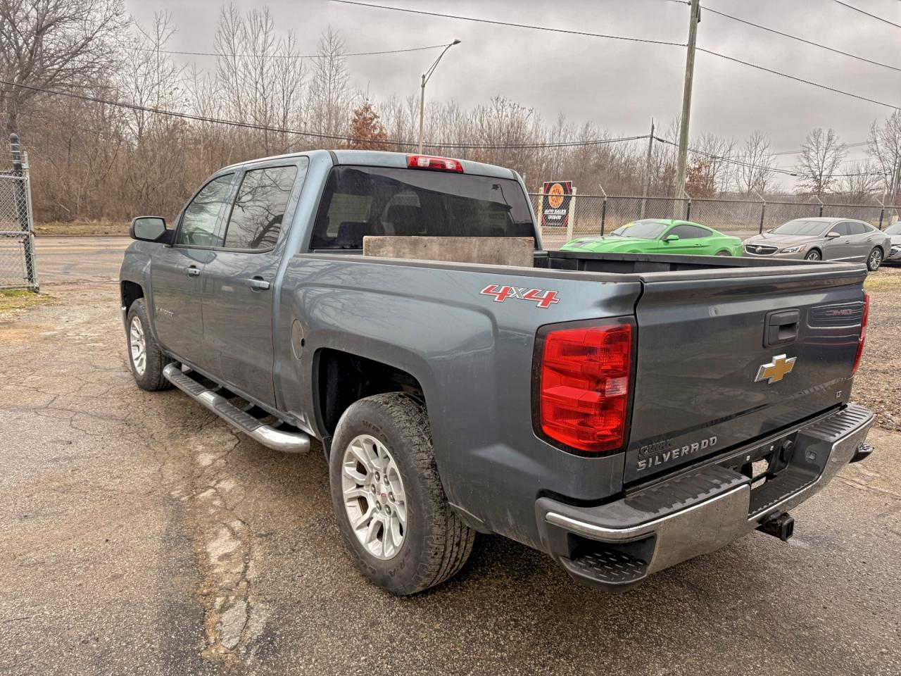 2014 Chevrolet Silverado K1500 Lt Gray vin: 3GCUKREH5EG370426