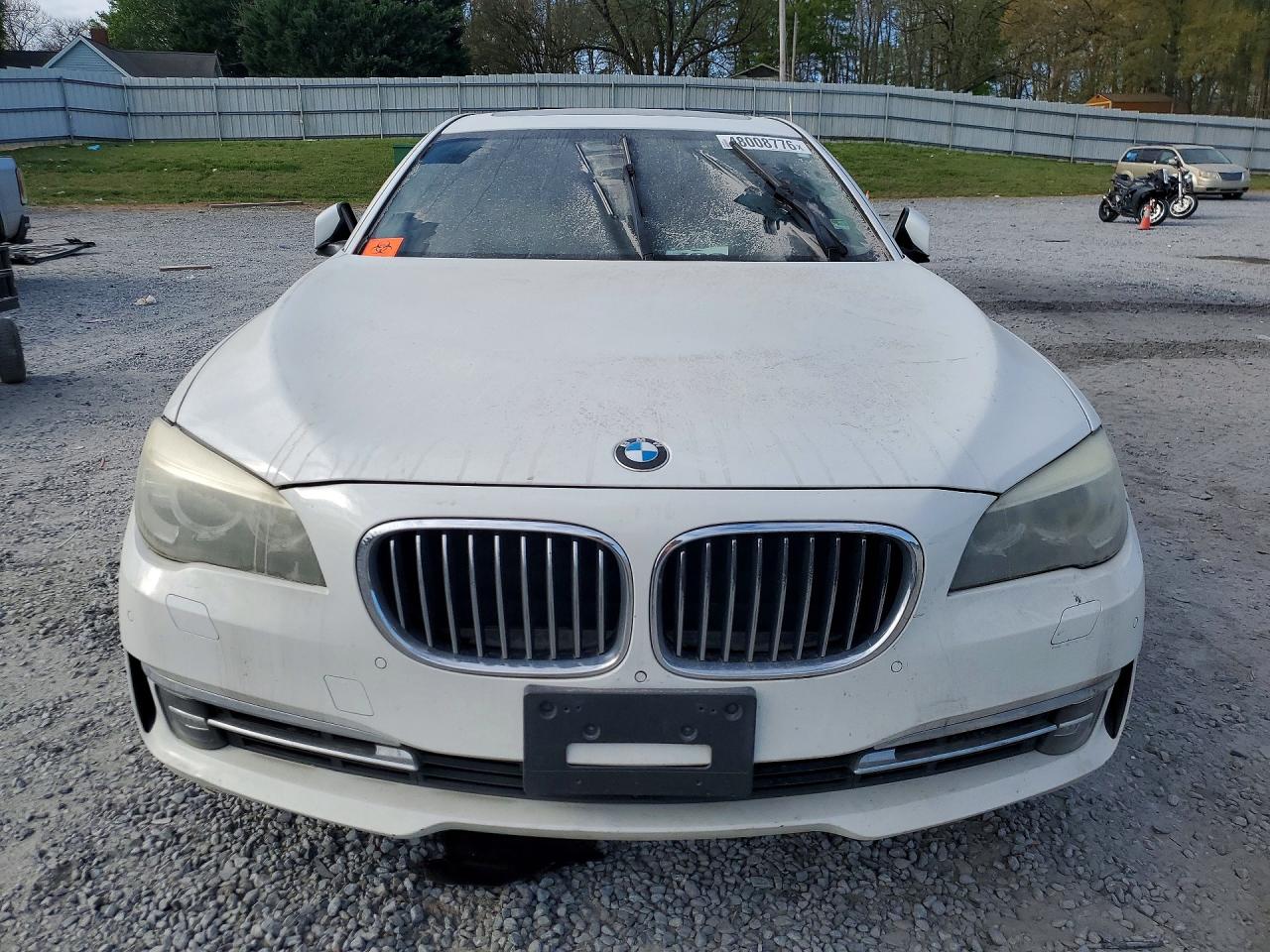 2013 Bmw 740 Lxi White vin: WBAYF4C56DD281538