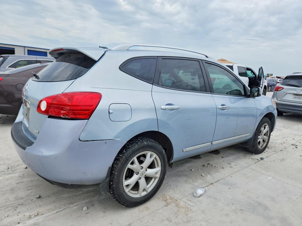 2011 Nissan Rogue S Blue vin: JN8AS5MT2BW171711