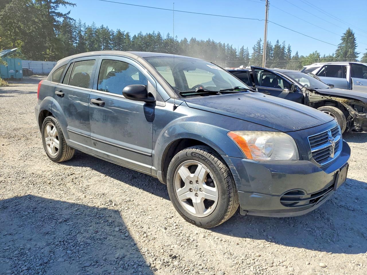 2008 Dodge Caliber Sxt Gray vin: 1B3HB48B08D655730