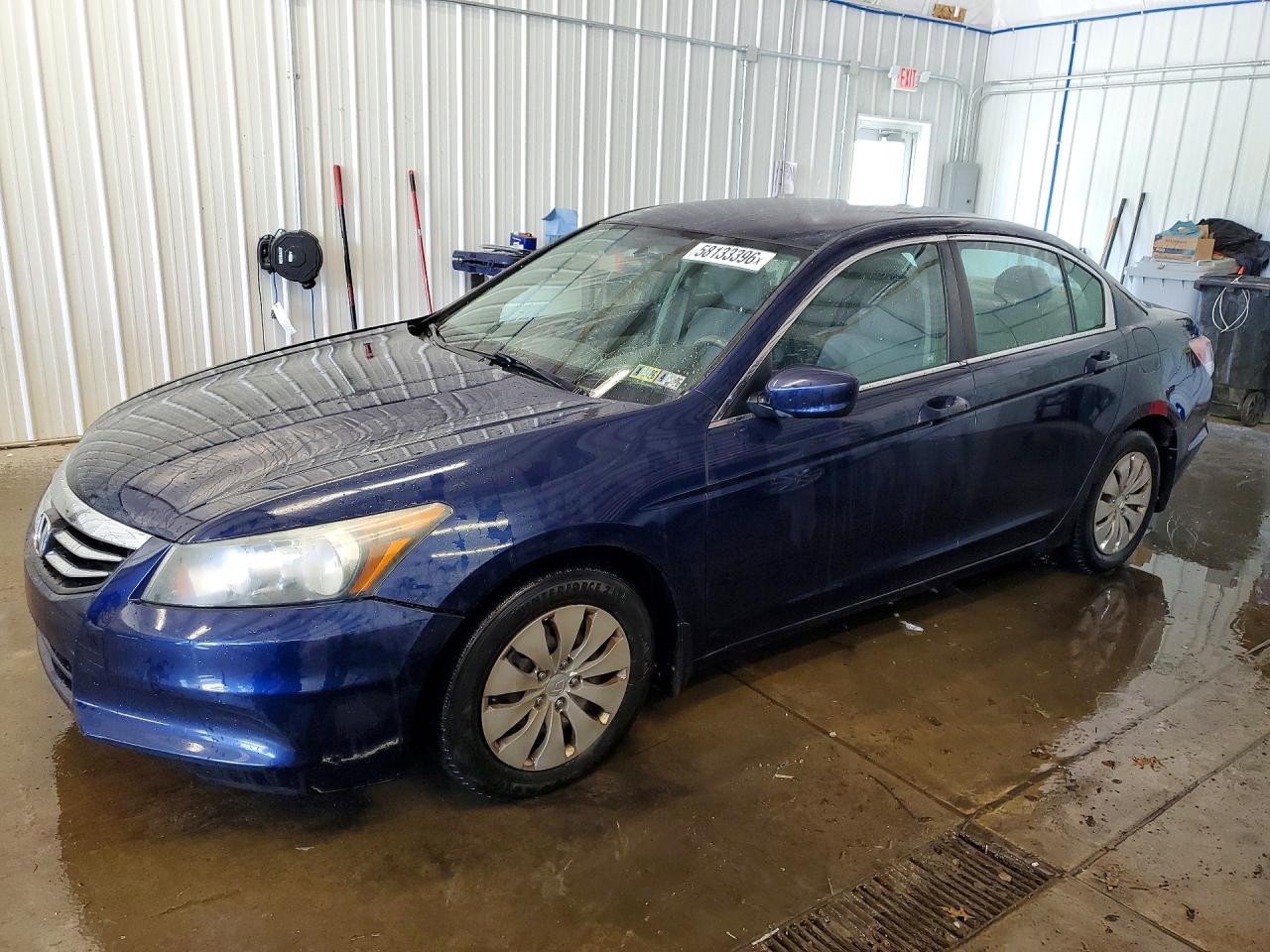2011 Honda Accord Lx Синий vin: 1HGCP2F30BA014257