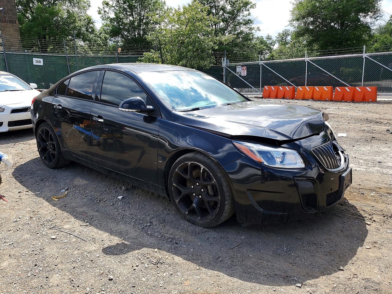 2013 Buick Regal Gs Black vin: 2G4GV5GV5D9163555