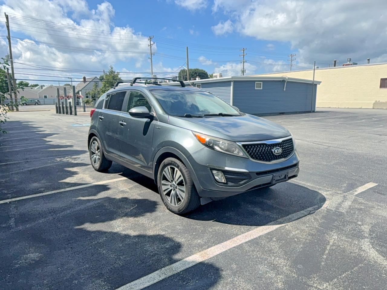 2015 Kia Sportage Ex Серый vin: KNDPCCAC6F7718670