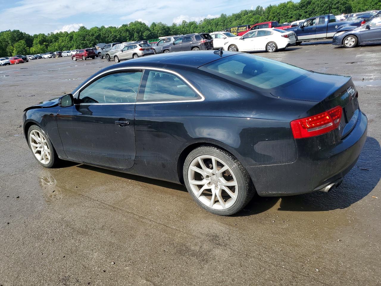 2012 Audi A5 Premium Plus Black vin: WAULFAFR8CA017101