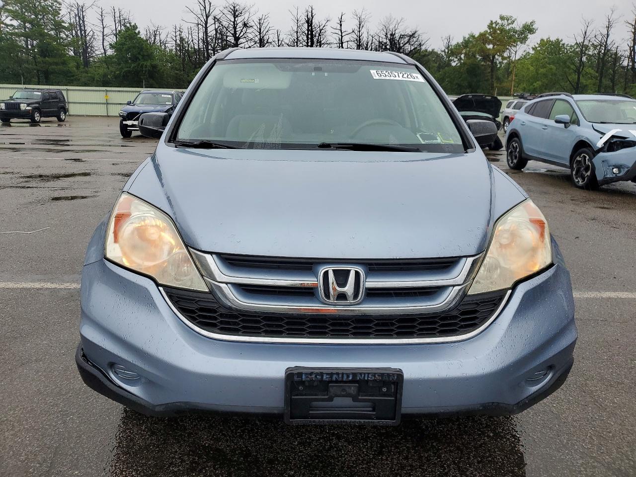 2011 Honda Cr-v Ex Blue vin: 5J6RE4H50BL016095