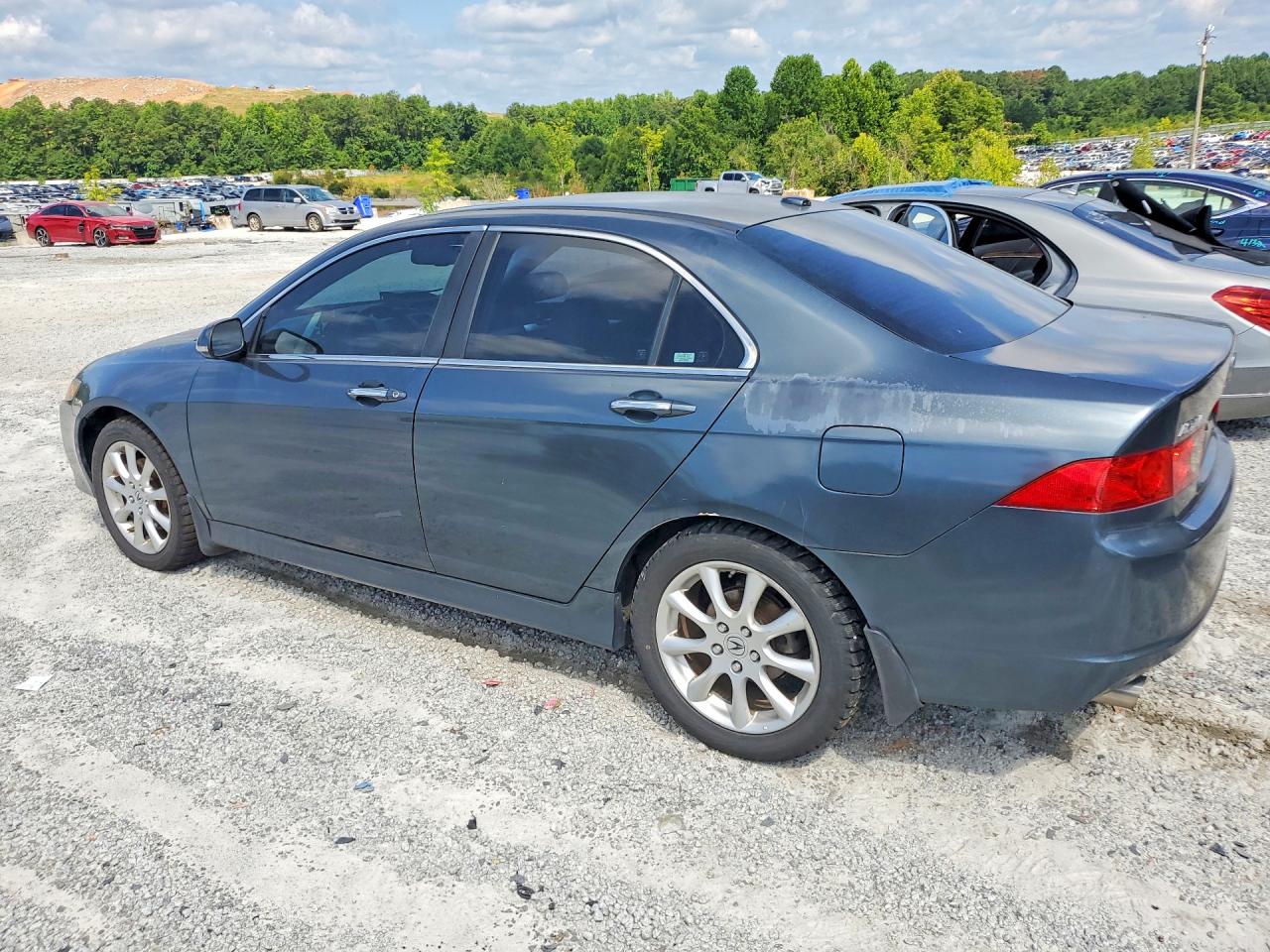 2007 Acura Tsx Gray vin: JH4CL96957C019536