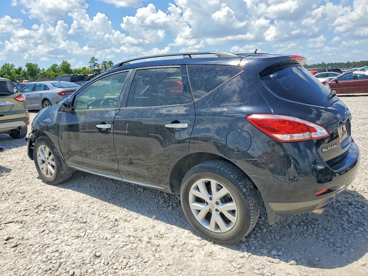 2014 Nissan Murano Sl Black vin: JN8AZ1MU2EW408196