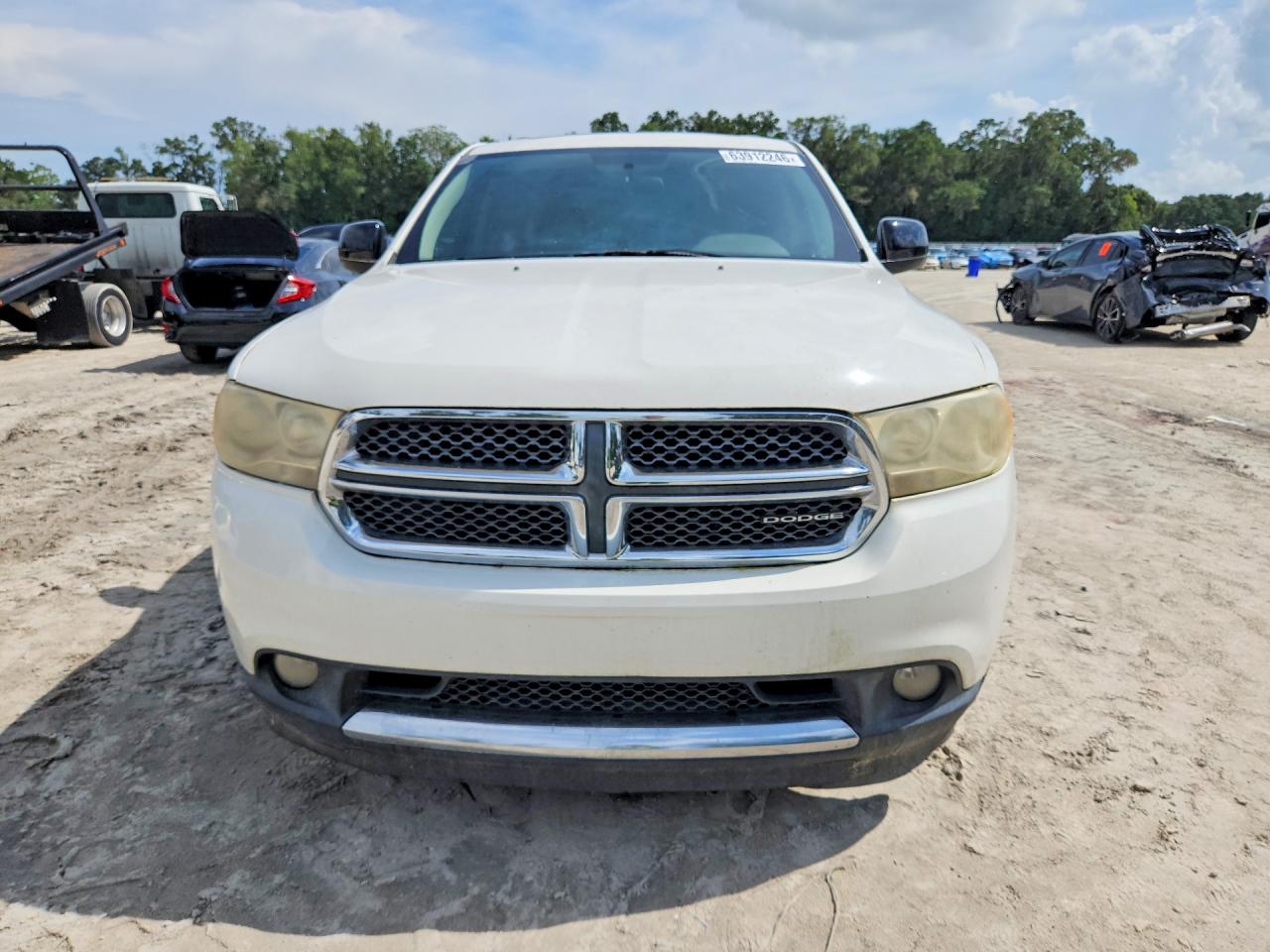 2011 Dodge Durango Express Белый vin: 1D4RD2GG7BC717011