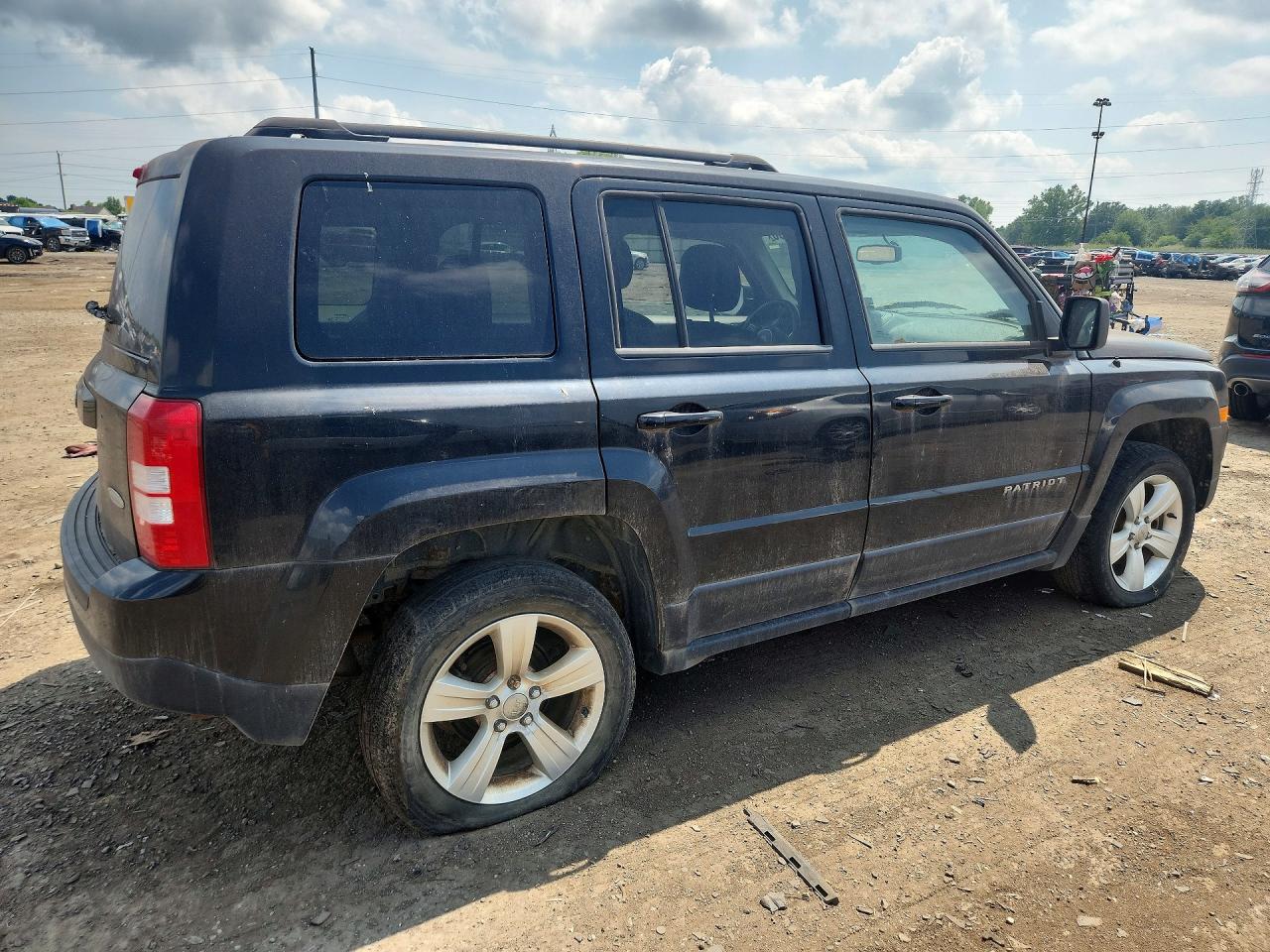 2014 Jeep Patriot Latitude Черный vin: 1C4NJRFB5ED820896