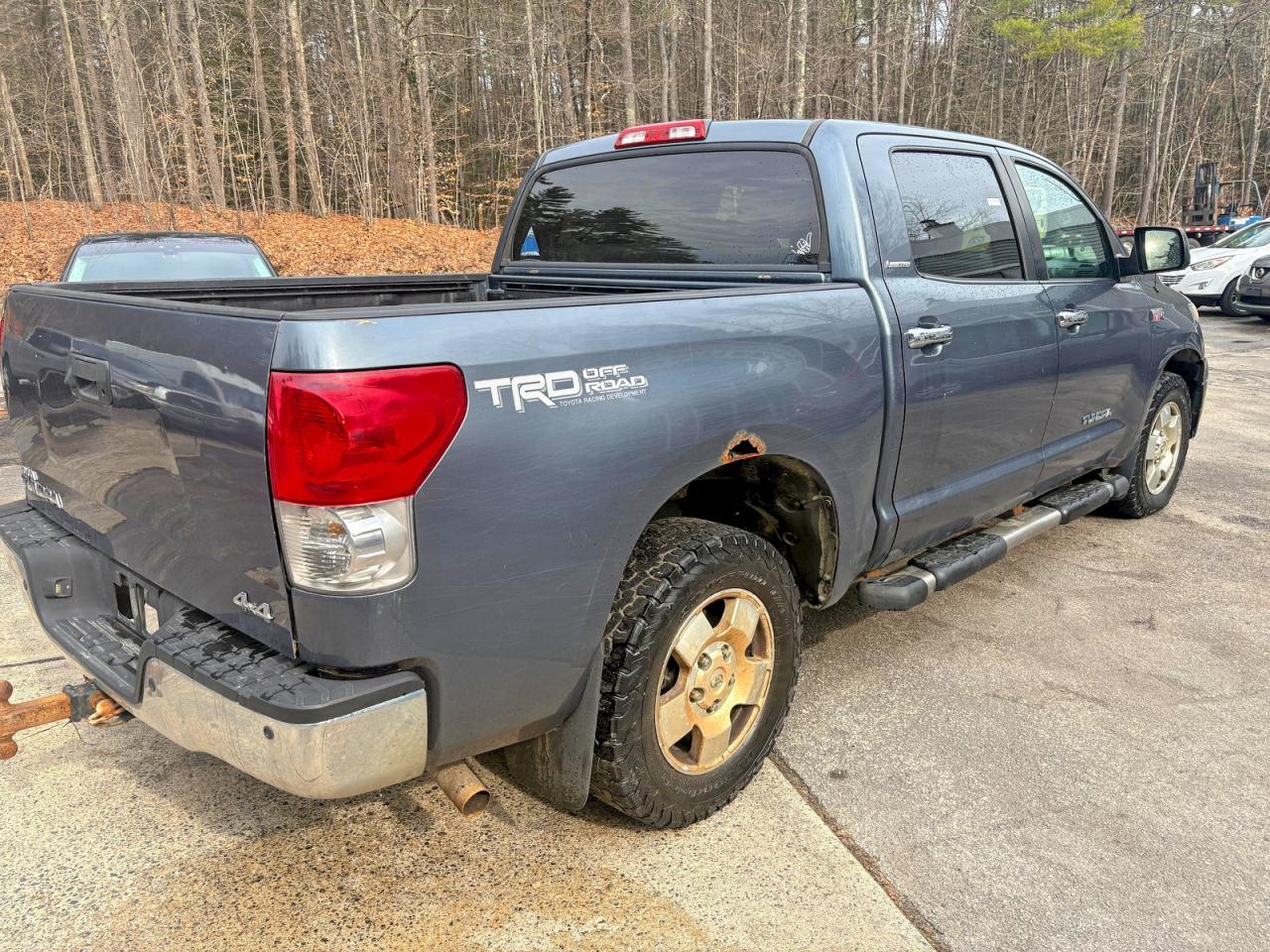 2008 Toyota Tundra Crewmax Limited Синий vin: 5TBDV58108S501145