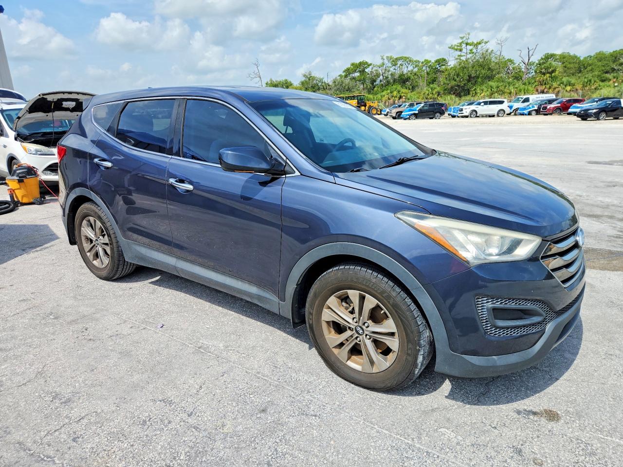 2015 Hyundai Santa Fe Sport 2.4l Blue vin: 5XYZT3LB4FG288072