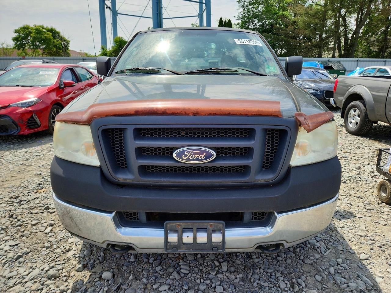 2005 Ford F150 Green vin: 1FTRF14WX5NA56144