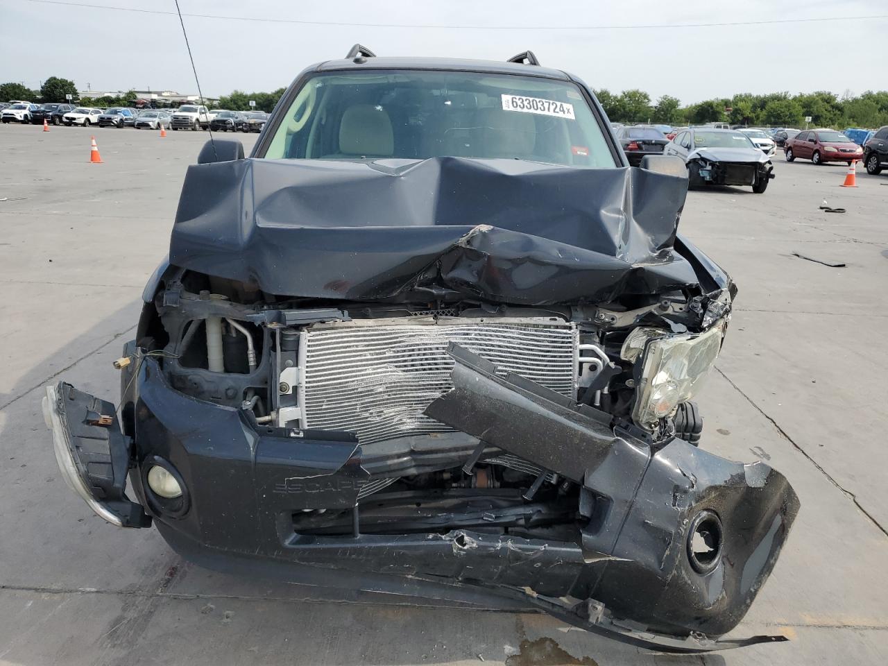 2012 Ford Escape Xlt Black vin: 1FMCU9D75CKC70424