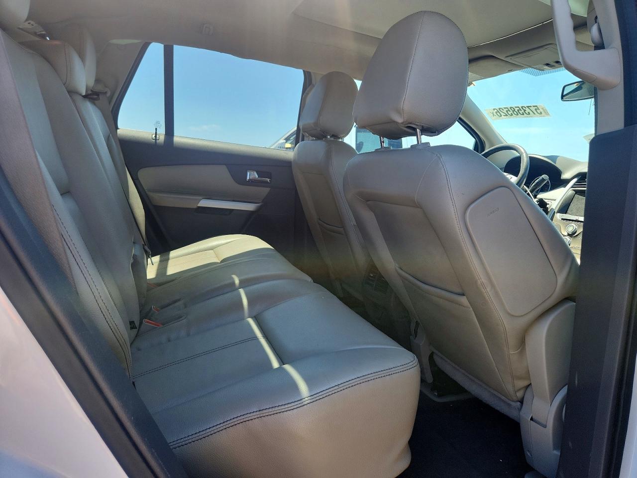 2014 Ford Edge Sel White vin: 2FMDK3JC3EBB31074