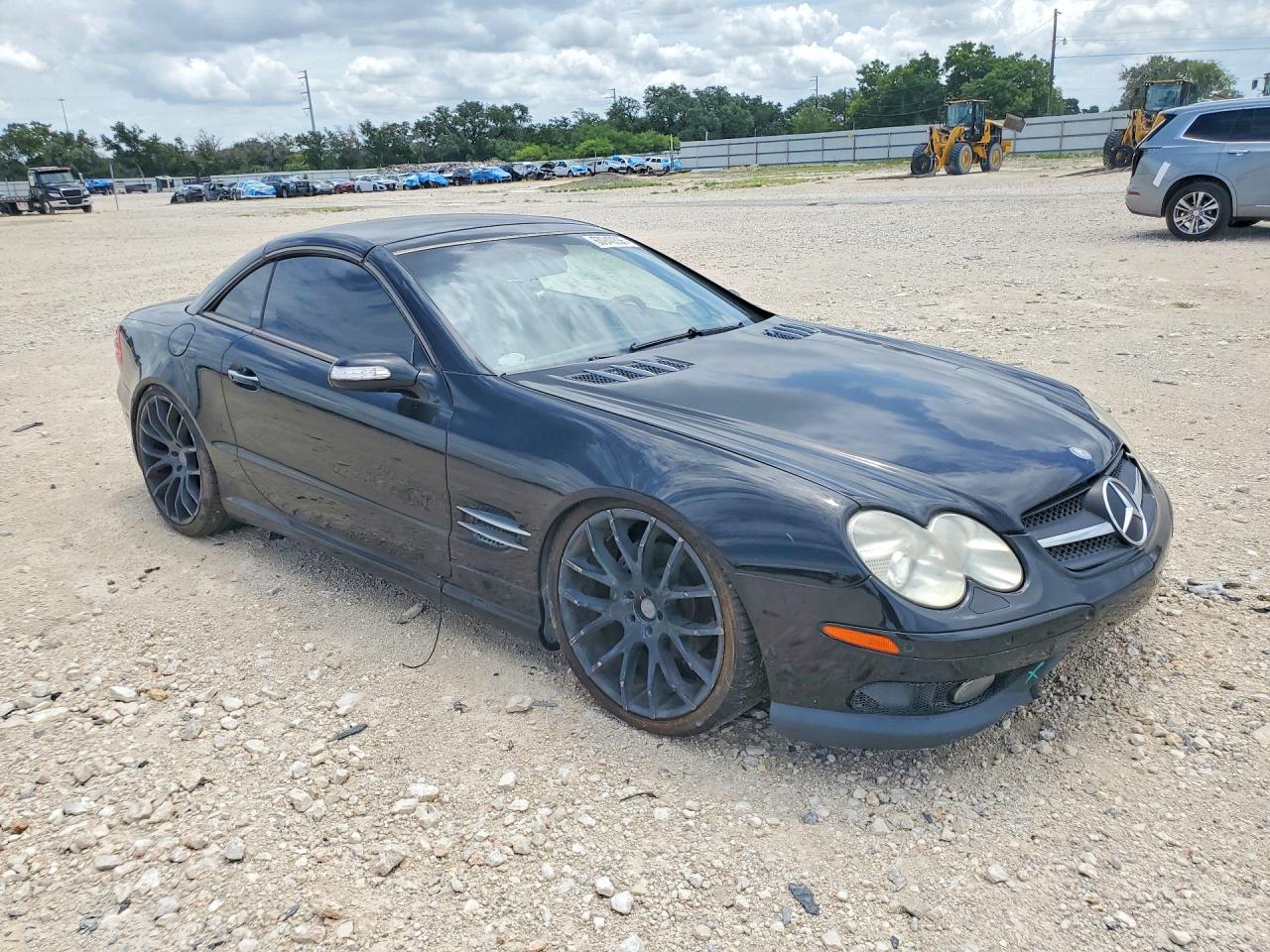 2004 Mercedes-benz Sl 500 Black vin: WDBSK75FX4F085052