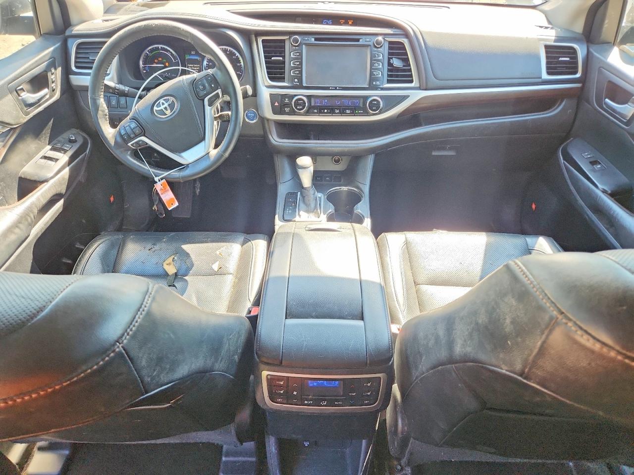 2015 Toyota Highlander Hybrid Limited Platinum Серебряный vin: 5TDDCRFH0FS008146