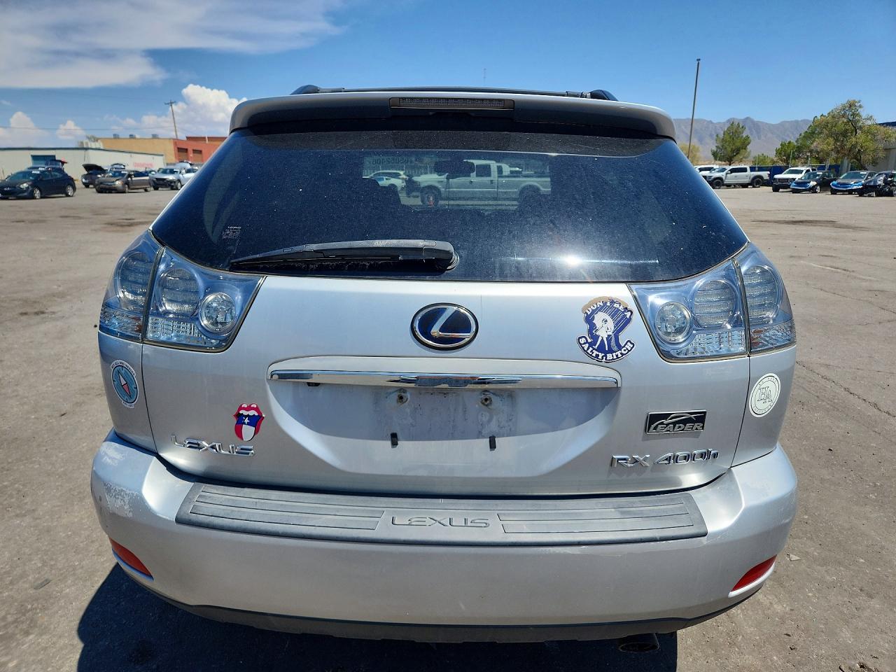 2008 Lexus Rx 400h Silver vin: JTJHW31U582043346