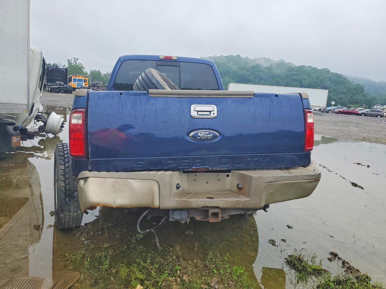2008 Ford F450 Super Duty Blue vin: 1FTXW43R38EC30015