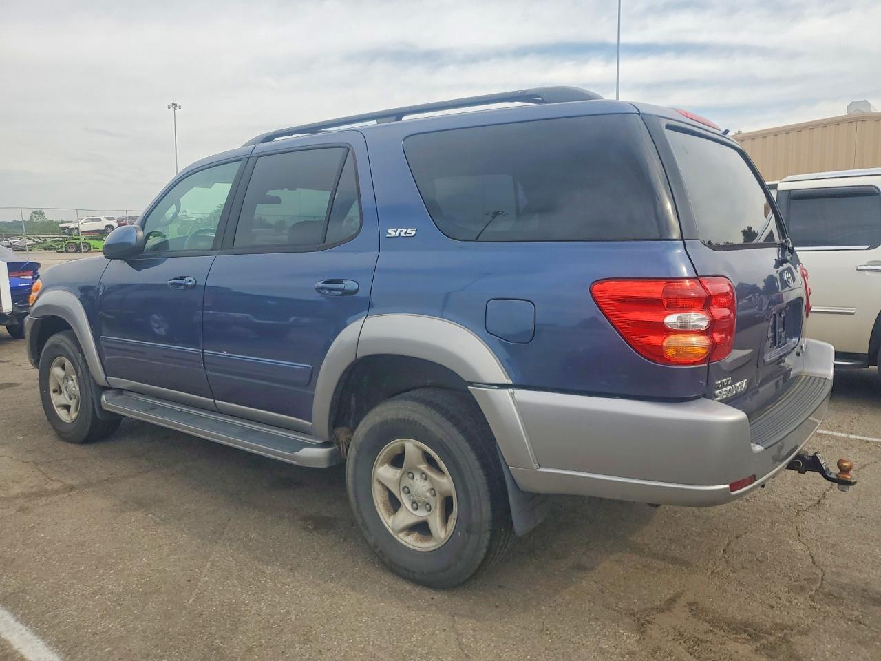2002 Toyota Sequoia Sr5 Blue vin: 5TDBT44AX2S073211