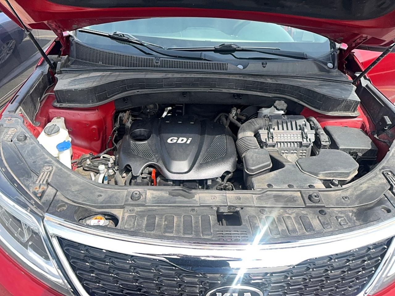 2014 Kia Sorento Lx Red vin: 5XYKT3A68EG514040