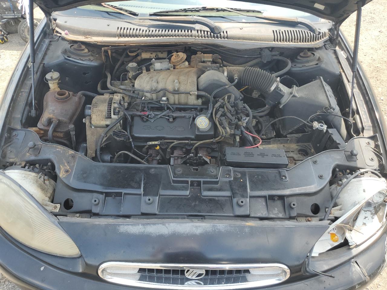 1999 Mercury Sable Gs Black vin: 1MEFM50U3XG629539
