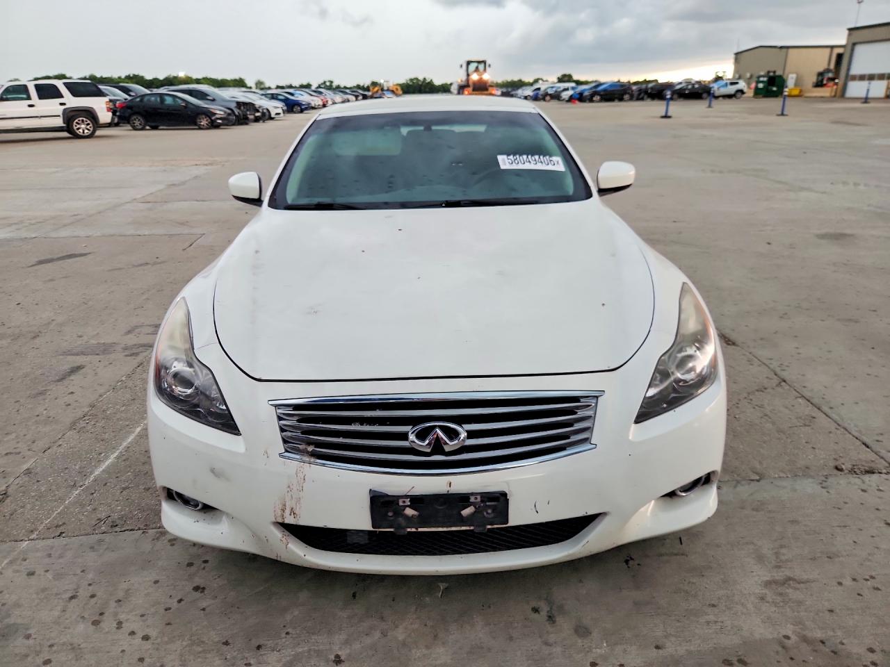 2014 Infiniti Q60 Convertible Base Белый vin: JN1CV6FE7EM900465