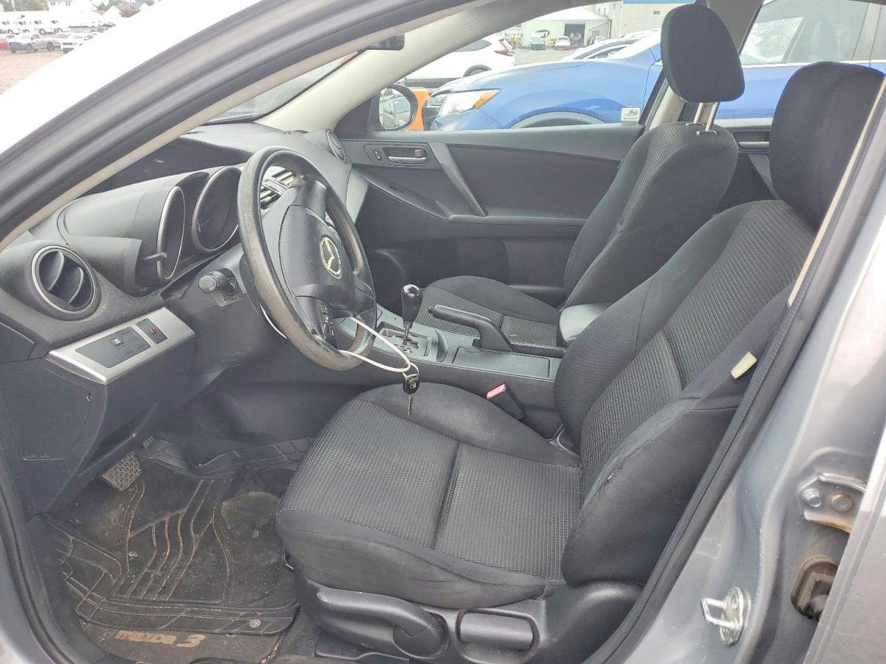 2012 Mazda 3 I Gray vin: JM1BL1UG8C1506770