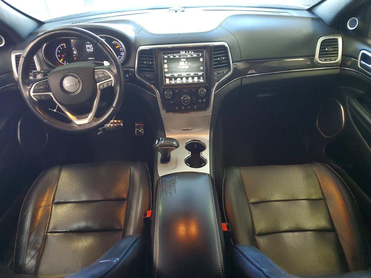 2015 Jeep Grand Cherokee Overland Silver vin: 1C4RJFCM7FC146473