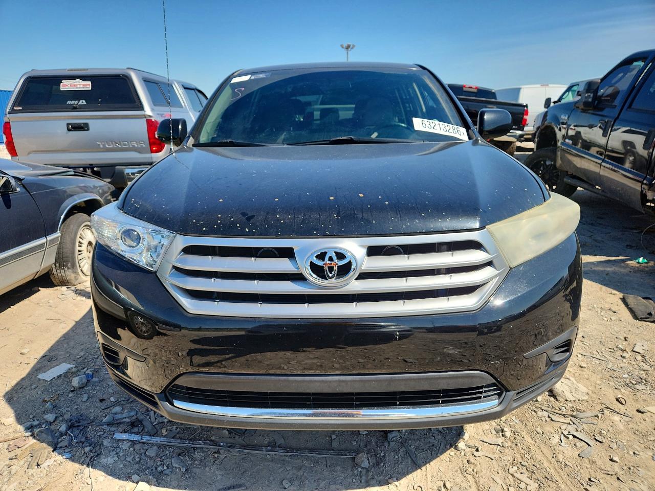 2012 Toyota Highlander Base Black vin: 5TDZA3EHXCS025591