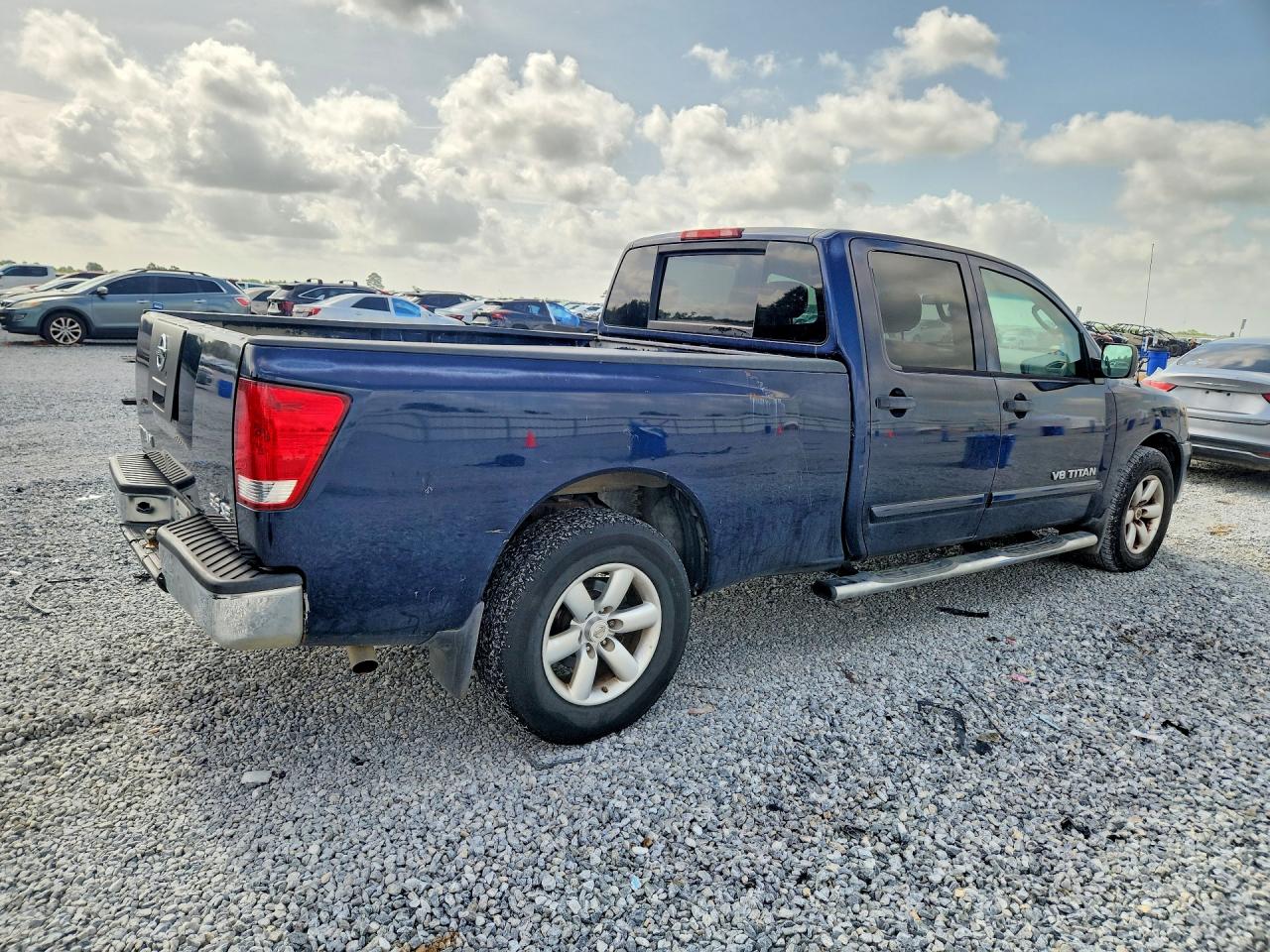 2008 Nissan Titan Xe Ffv Blue vin: 1N6BA07G18N307388