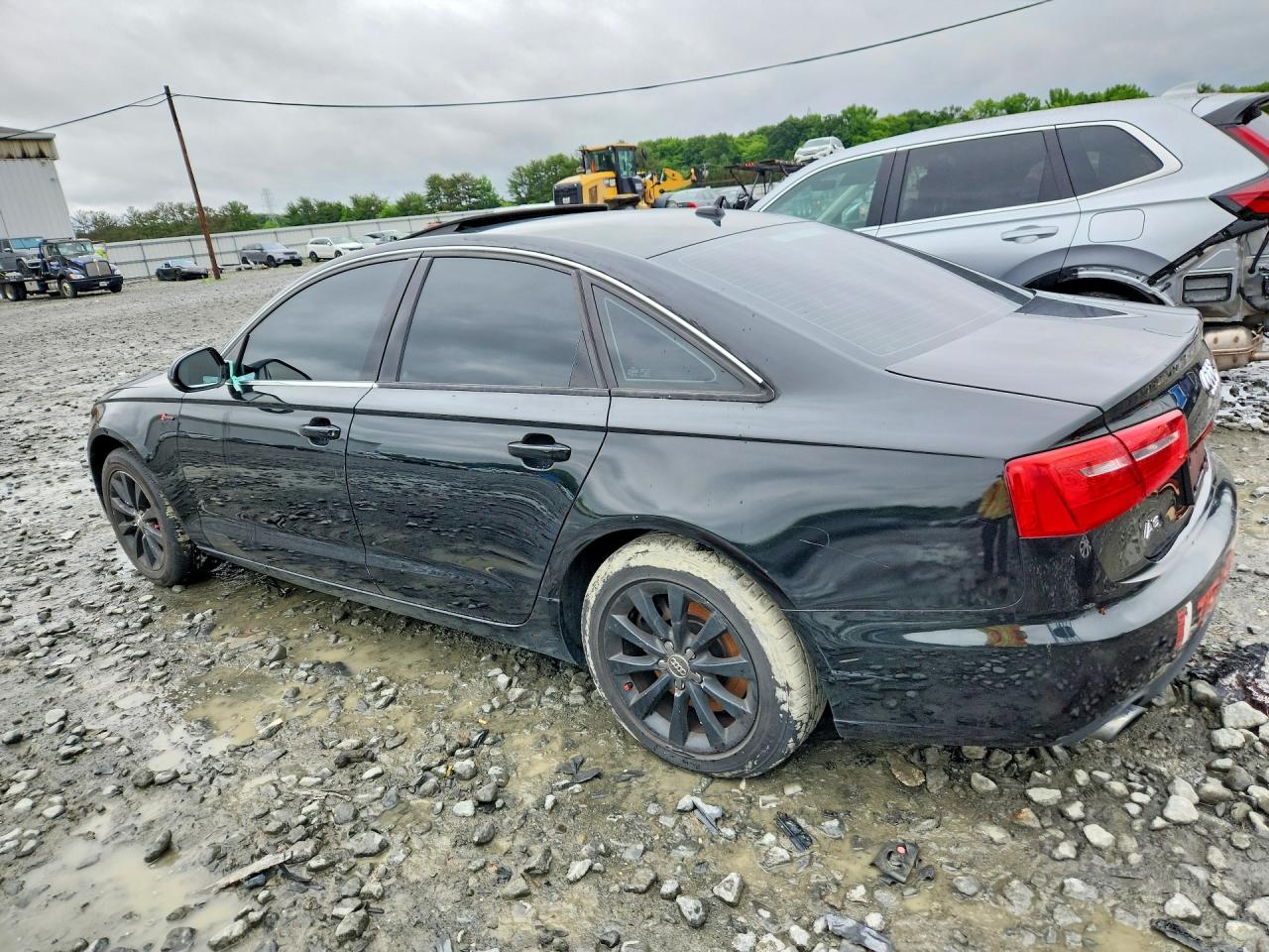 2012 Audi A6 Black vin: WAUBGAFC3CN023899
