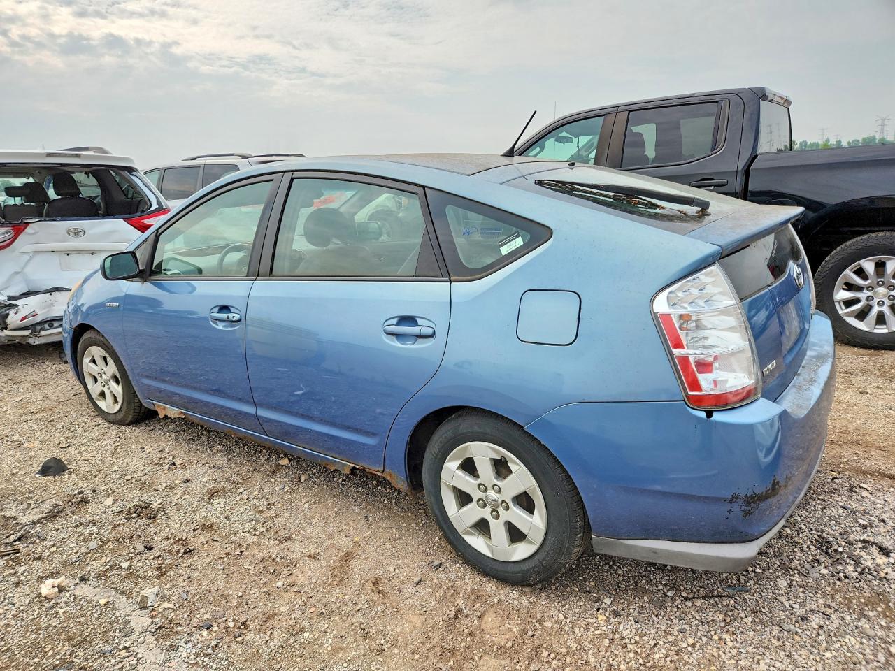 2008 Toyota Prius Base Blue vin: JTDKB20U187765089
