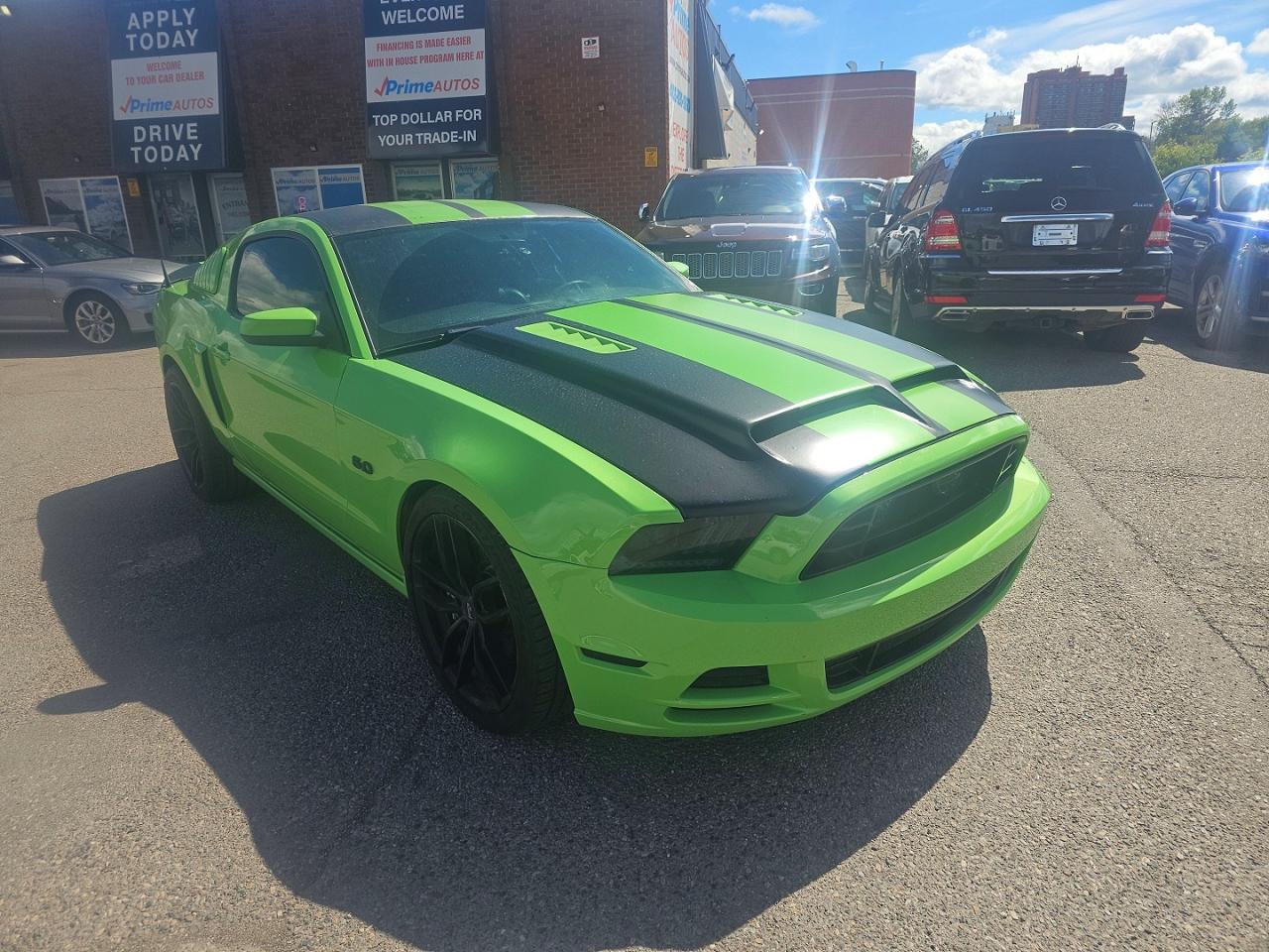 2014 Ford Mustang Gt Green vin: 1ZVBP8CFXE5312515
