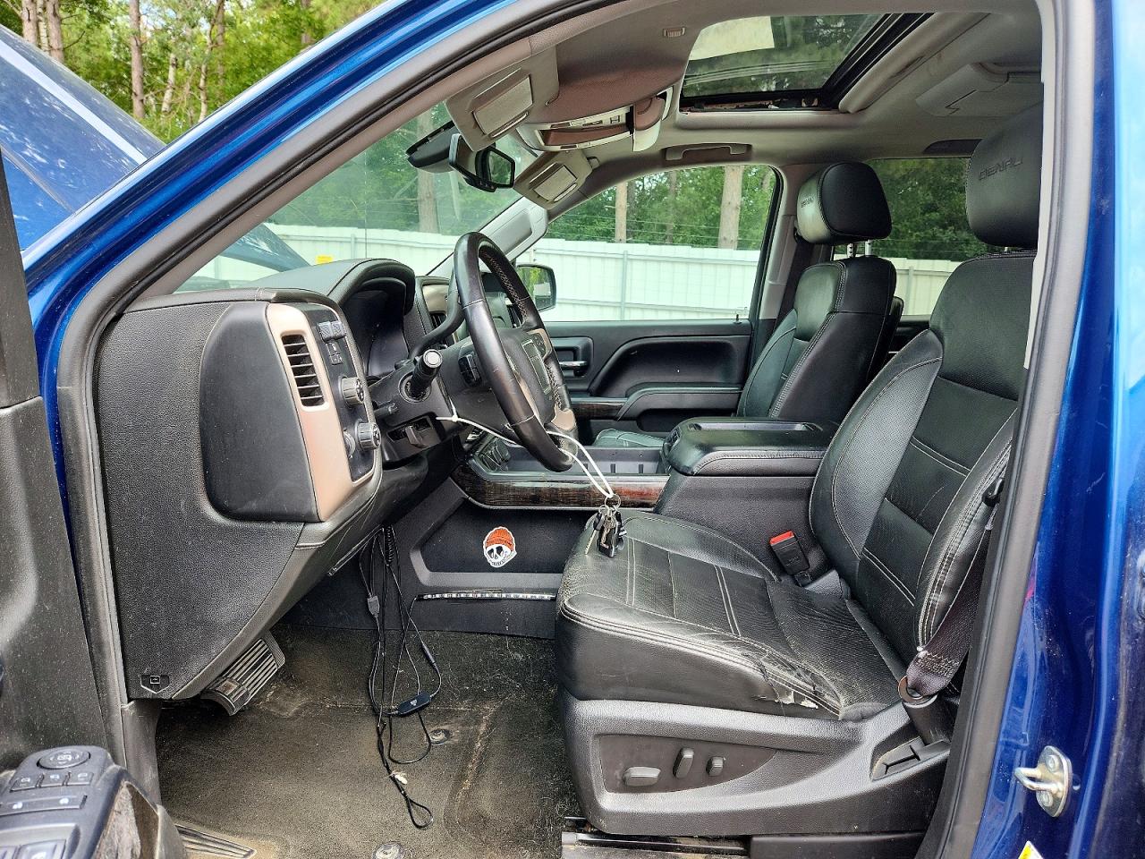 2015 Gmc Sierra K1500 Denali Blue vin: 3GTU2WEJ2FG426177