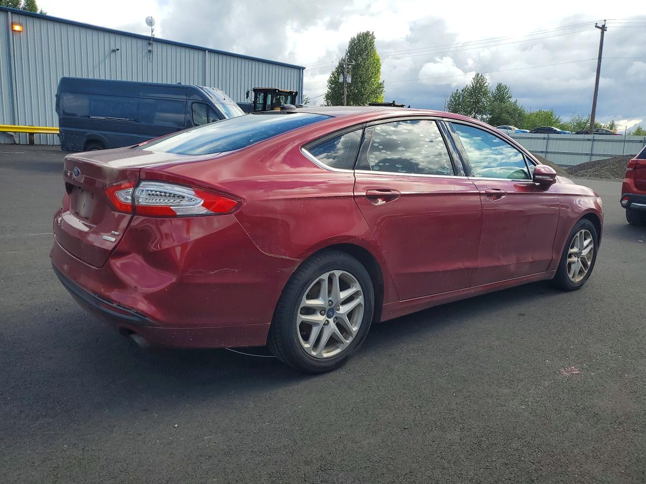 2015 Ford Fusion Se Red vin: 3FA6P0HD2FR244258