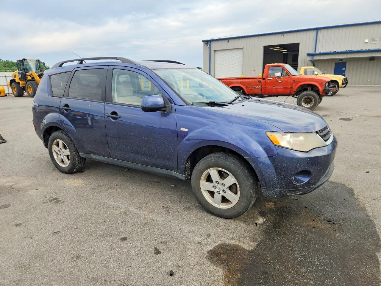 2007 Mitsubishi Outlander Ls Blue vin: JA4MT31X47U005222