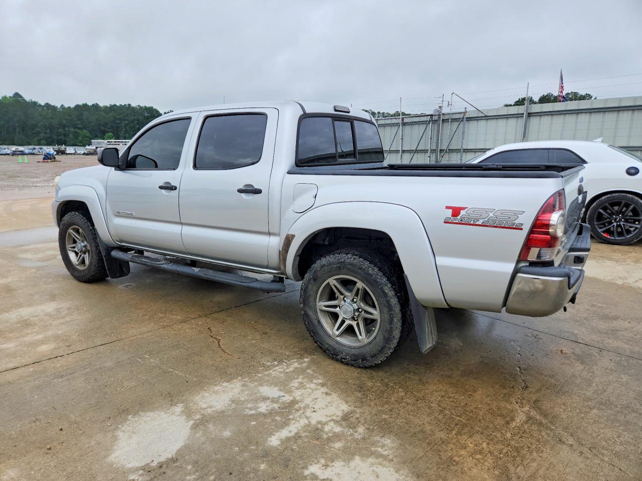 2013 Toyota Tacoma Double Cab Prerunner Silver vin: 5TFJU4GN6DX031610