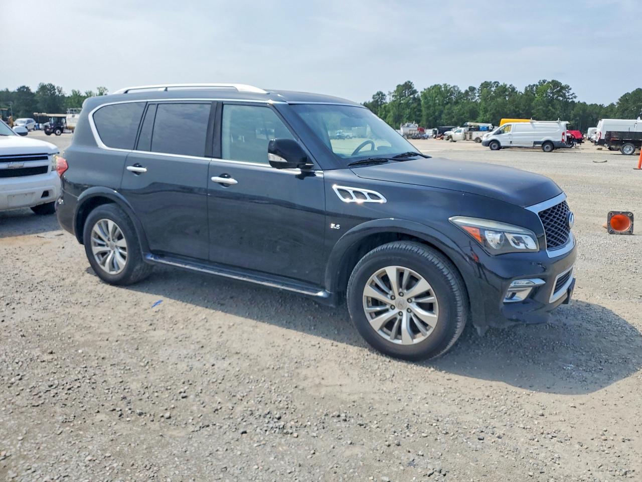 2015 Infiniti Qx80 Base Black vin: JN8AZ2NF2F9572277