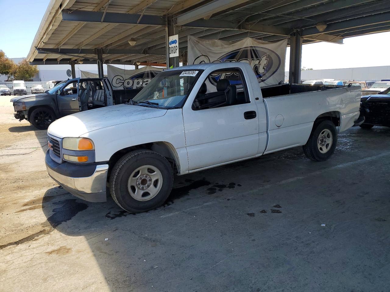2001 Gmc New Sierra C1500 White vin: 1GTEC14W41Z193994