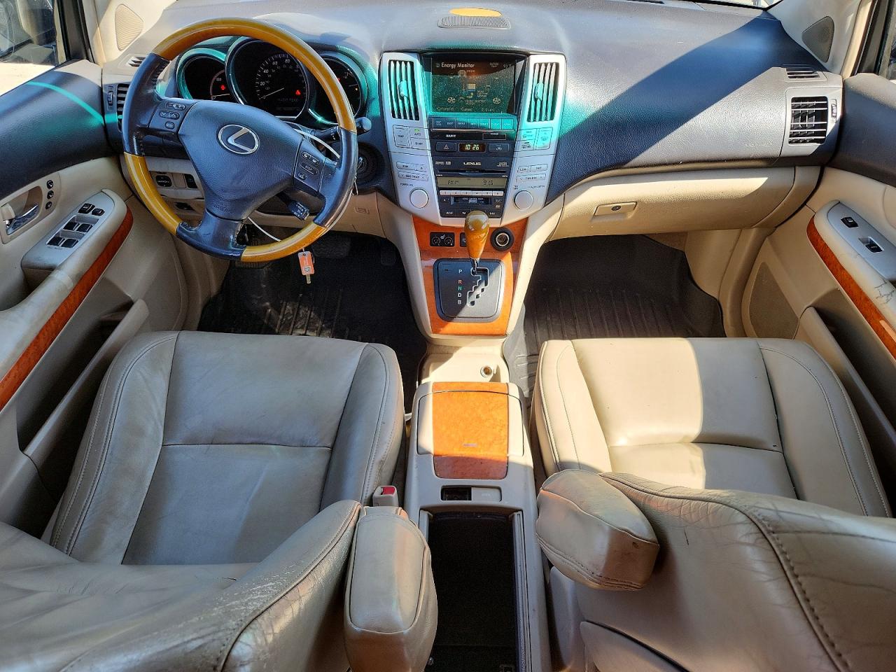 2008 Lexus Rx 400h Black vin: JTJHW31U882856227