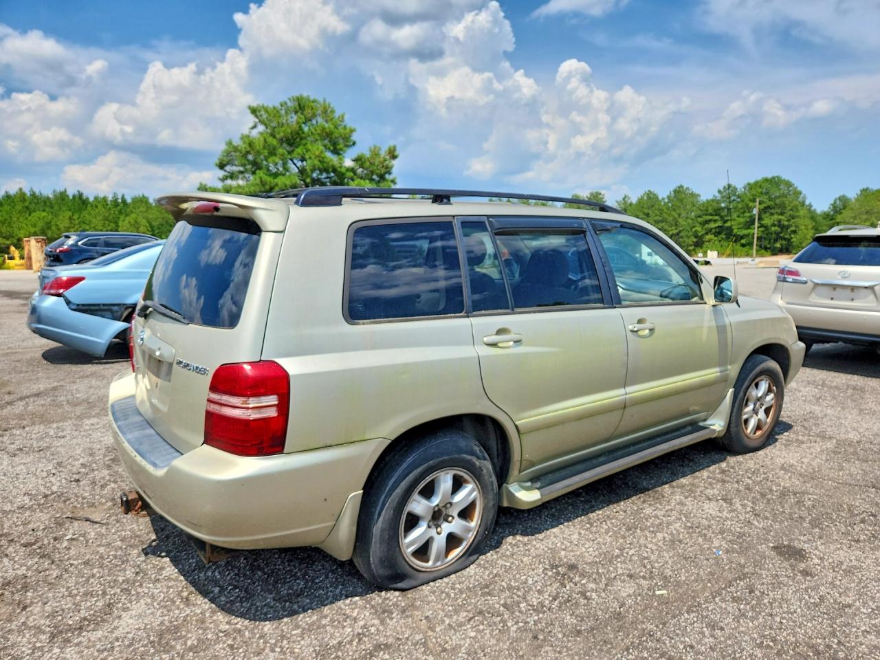 2003 Toyota Highlander Limited Beige vin: JTEHF21A030155099
