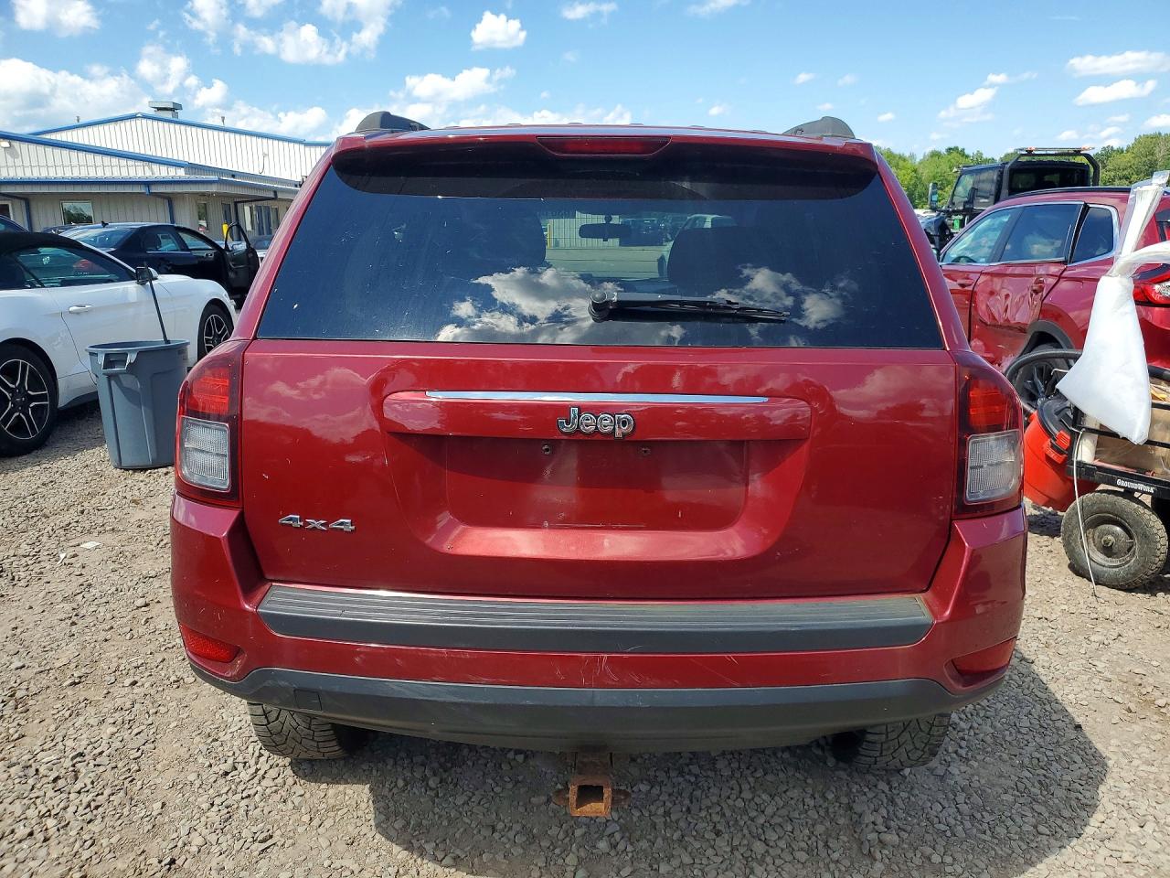 2014 Jeep Compass Sport Красный vin: 1C4NJDBB4ED592351