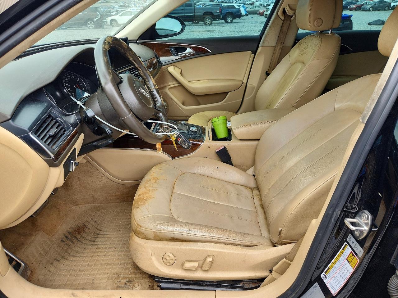 2014 Audi A6 Premium Plus Black vin: WAUGFAFC7EN092462