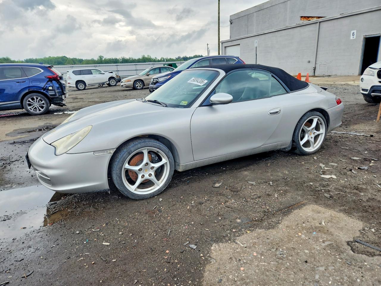 2003 Porsche 911 Carrera 2 Silver vin: WP0CA29903S652780