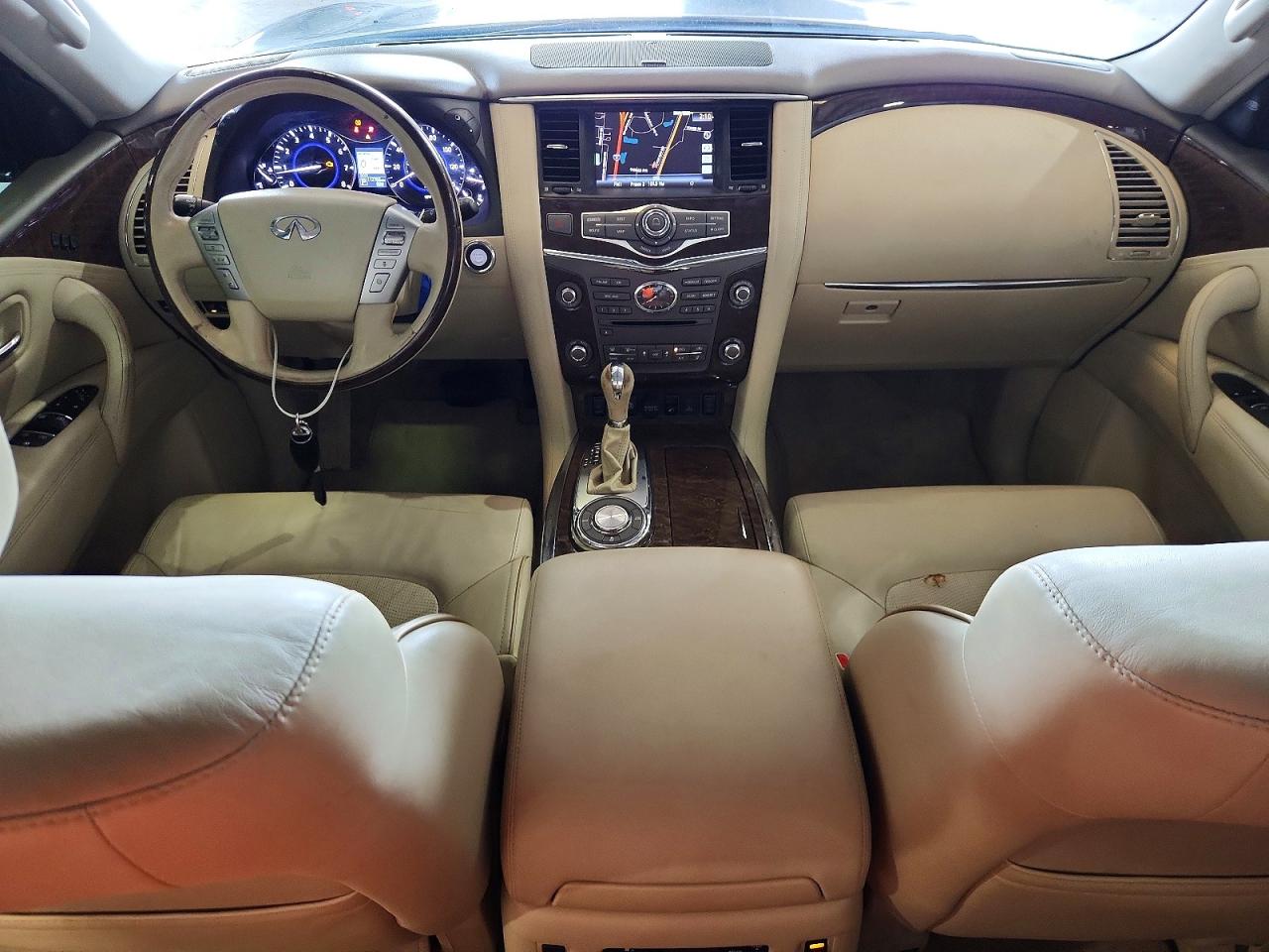 2015 Infiniti Qx80 Base Blue vin: JN8AZ2NFXF9574150